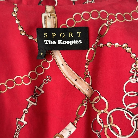The Kooples chain printed shirt size small - Picture 2 of 5